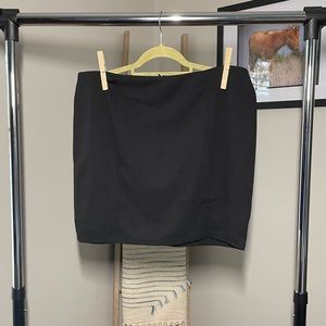 Shein black mini skirt